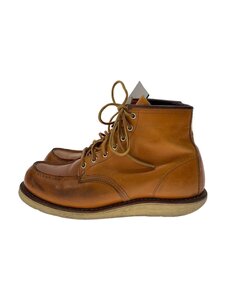 RED WING◆レースアップブーツ・6インチクラシックモックトゥ/US7.5/CML/レザー