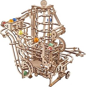 Ugears ユーギアーズ マーブルランスパイラルホイスト 70177 木製パズル 模型 接着剤工具不要