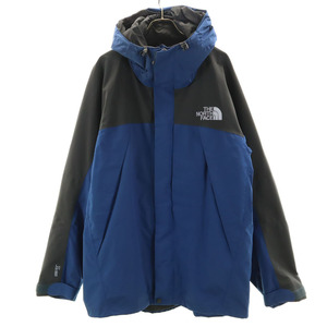 ザノースフェイス GORE-TEX ナイロンジャケット Xl ブルー THE NORTH FACE アウトドア フーディー メンズ