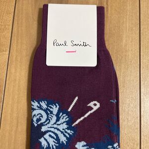 JOI’X正規品 新品未使用品 ポールスミス 靴下 パープル 日本製 PaulSmith