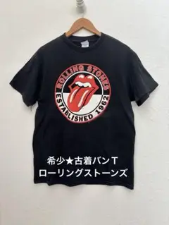 Rolling Stones ローリングストーンズ Tシャツ 黒　Y2K