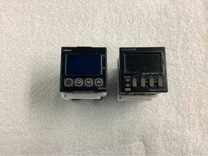 OMRON オムロン E5CN-RT CONTROLLER, H7CX-A4-N COUNTER. 2EA 中古品