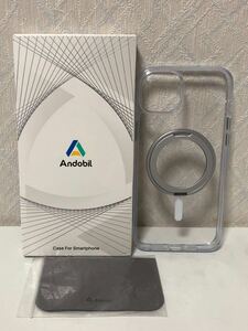 605i2308 スタンド機能搭載・驚異的な耐衝撃性】 Andobil iPhone 15 Plus スマホケース 【Magsafe対応&両面マグネット】 