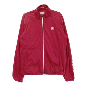 FILA GOLF フィラゴルフ 長袖 ジップジャケット レッド系 L [240101213455] ゴルフウェア メンズ