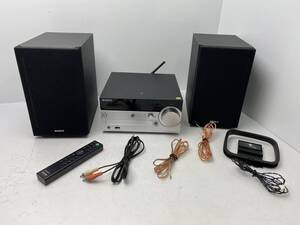 1/15★SONY ソニー★CDレシーバー スピーカー ミニコンポ HCD-SX7 2016年製【中古/現状品/再生確認OK】