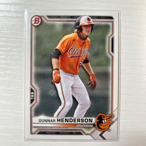 2021 Bowman Draft Gunnar Henderson paper