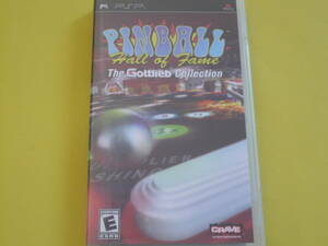 中古　PINBALL 　Hall of Fame　 The Gottlieb Collection　　 PSP　　 海外版