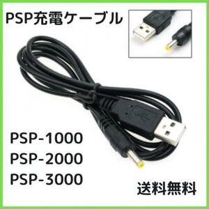 PSP充電ケーブル PSP-1000 -2000 -3000 対応 USB