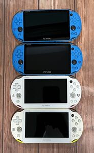ジャンク4台　SONY PS Vita PCH-2000 起動のみ確認済み　プレイステーションヴィータ
