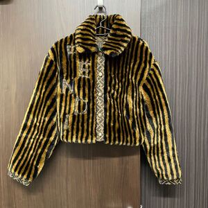 【FENDI】Vintage フェンディ ジャケット ブルゾン ズッカ × ペカン アウター レディース イタリア製 42 (M相当) ヴィンテージ