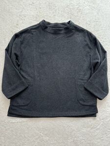 PORTER CLASSIC size2 CASHMERE SMOCK カシミヤ100% ポータークラシック スモック ダークグレー (KI)