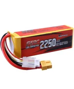 SERC 2250mAh LiPoバッテリー 3S 11.1V 70C