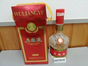 0603B40　中国名酒 未開封 五粮液白酒 WULIANGYE 500ml　