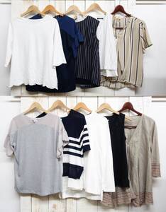 レディース 　シャツ　ブラウス　カットソー　トップス ＊M size　10点　＊COMME CA ISM INGNI GROVE LOWRYS FARM ROPE PICNIC 他 ＊春夏向