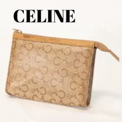 【レア品】CELINE セリーヌ　ポーチ　馬車柄モノグラム　Ｃマカダム