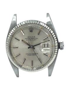 ROLEX DATEJUST デイトジャスト 1601 ヴィンテージ 自動巻 メンズ腕時計 シルバー文字盤 三針 //128101