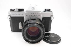 ★訳あり特価★ ペンタックス ASAHI PENTAX SPF SPOTMATIC F SMC Takumar F1.8 55MM 一眼レフ フィルムカメラ ボディ レンズ フード #311