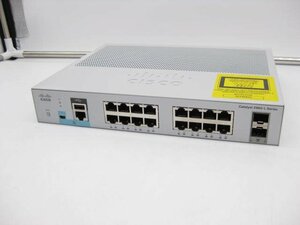 ◇CISCO/シスコ◇スイッチ◇Catalyst2960-L Series◇WS-C2960L-16TS-LL V02◇15.2(7)E0a◇16ポート◇初期化済◇現状渡し◇T1124