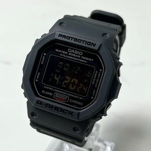 【人気モデル】 実働 CASIO G-SHOCK DW-5600 カシオ Gショック デジタル 反転液晶 クオーツ メンズ 腕時計 ウォッチ 稼動品 グレー