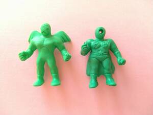 キン消し　パチ物　ブラックホール　ペンタゴン　緑　２体セット　キン肉マン　キンケシ　フィギュア　kinnikuman figure　