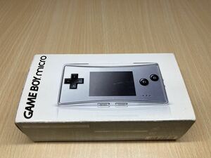 美品　ゲームボーイミクロ シルバー 任天堂 ニンテンドー Nintendo GAMEBOY micro 