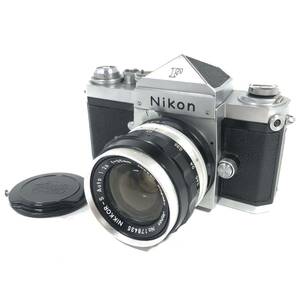 Nikon ニコン F アイレベル 初期型 (641xxxx) 希少シリアル NIKKOR-S Auto 35mm F2.8 PAT.PEND 刻印 レア 640F Nippon Kogaku#9823