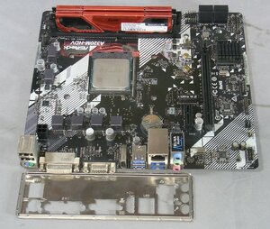 B42609 O-12030 ASRock A320M-HDV + Ryzen5 3400G + 16GB SocketAM4 マザーボードセット ジャンク