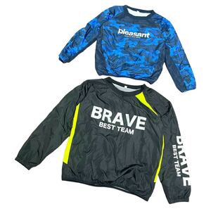 PLEASANT BRAVE ウエア ジャケット トップス スポーツ サッカー テニス トレーニング ジム 2枚セット 1円 1スタ 