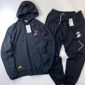 NIKE ナイキ NSW エッセンシャル パーカー＆スウェットパンツ DD4667-010 DN4390-010 黒 2XL