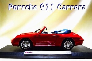 新品マイスト1/18【Maisto】◆Porsche 911 Carrera◆ミニカー/ポルシェ/BMW/ランボル/フェラーリ/アウディ/オートアート/京商/ブラーゴ 