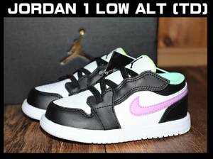 送料無料 即決【未使用】 NIKE ★ JORDAN 1 LOW ALT (TD) 14cm ★ ナイキ ジョーダン 運動靴 スリッポン マジックテープ CI3436-151