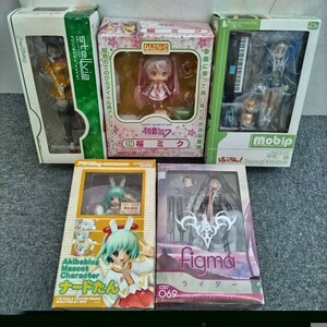 A607-H34-44 美少女フィギュア ねんどろいど桜ミク figma Fateライダー mobipけいおん! 琴吹紬 宇宙のスティルヴィア ナードたん 5点セット