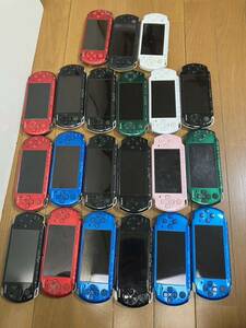 SONY PSP-3000.21個 ，PSP-2000，19個，PSp-1000，16個，まとめて56個，ジャンク