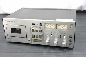 【行董】TEAC ティアック A-650 カセットデッキ STEREO CASSETTE DECK オーディオ機器 MADE IN JAPAN CA228APZ50