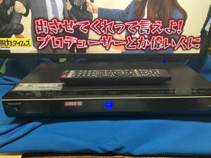 スカパー BD-W1100 シャープ チューナー ブルーレイレコーダ　