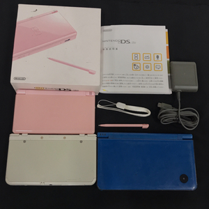 1円 任天堂 ニンテンドーDSi LL 3DS KTR-001 DS Lite USG-001 3点 セット 現状品 外箱付き含む