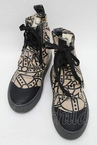 Vivienne Westwood / アドヴァンカットラORB ハイトップスニーカー ベージュ S-24-10-30-011-sh-UT-ZS