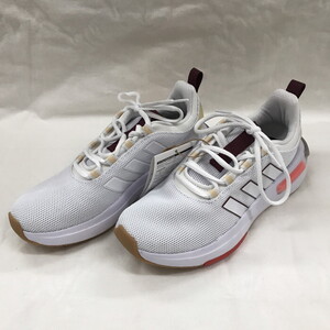 未使用 adidas RACER TR23W IG7344 ホワイト レディーススニーカー 表記サイズ：23cm [jgg]