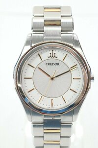 SEIKO セイコー CREDOR クレドール 8J81-0AF0 SS×18KT クォーツ メンズ 腕時計 コンビ 稼働品 9210-HA