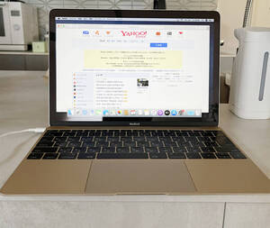 MacBook Air 12-inch; Gold 12.0/1.2GHz/8GB/512GB; Model No.A1534; Part No. MK4N2J/A; Retina ノートブック ☆ジャンク