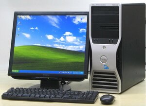 DELL Precision T3500-W3565SMT ■ 19インチ 液晶セット ■ XEON-W3565/Quadro 2000/動作確認済/希少OS/WindowsXP ワークステーション