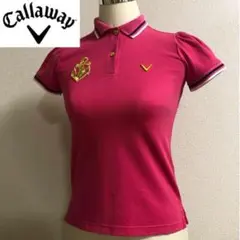 CALLAWAY キャロウェイ 半袖 ポロシャツ ピンク  Sサイズ