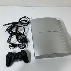 動作確認/初期化済み PlayStation3 PS3 本体 CECHH00 ver.4.80 シルバー AAC1015大5745/1121