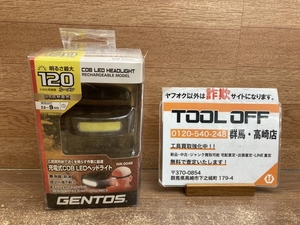 002○未使用品○ジェントス GENTOS LEDヘッドライト NR-004R　高崎店