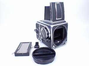 HASSELBLAD/ハッセルブラッド 中判一眼レフカメラ 500C/M クローム ボディ 1974年製 A12マガジン・三脚クイックシュー付 § 6FBED-4