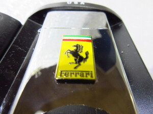 【Spiral】フェラーリ 細身Zippo/ジッポライター・ポリッシュクローム【ZIPPO】新品/FERRARI/