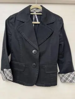 Burberry blue label BLACK テーラードジャケット