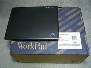 ジャンク IBM WorkPad z50 起動しません、箱と付属品あり