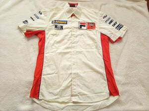 FILA　DUCATI　フィラ ドゥカティ コルセ チームシャツ ワールドスーパーバイク WSBK 2003 2004　US・Mサイズ　日本L