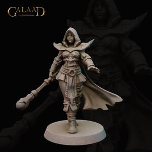 Galaad Miniatures Gaa-230106 Illusion Mage 3Dプリントミニチュア